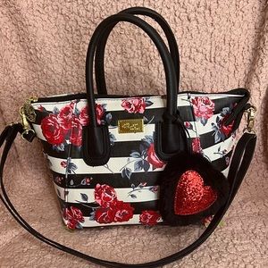 Betsey Johnson Floral Satchel
